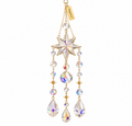 Radiant Star Crystal Hanging Ornament